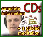 Our range of audio health-support materials are available as CDs which we will mail to you.
