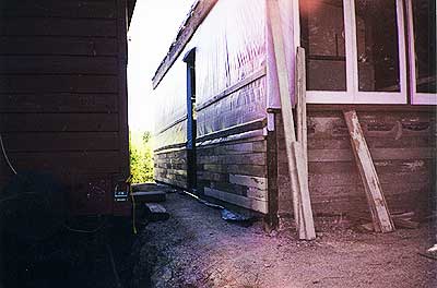 the front wall