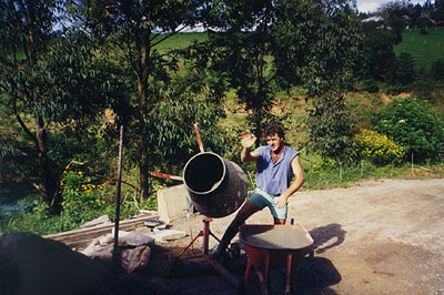 making the mix