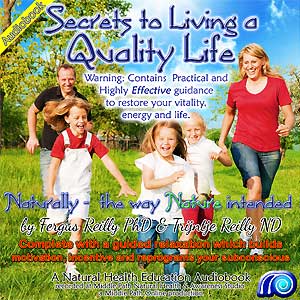 The front cover of Secrets to Living a Quality Life