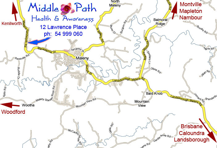 Middle Path location map