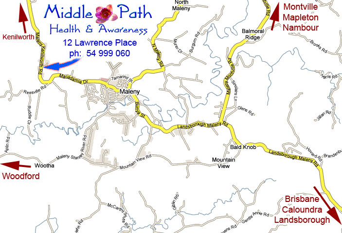 Directions to Middle Path and location map