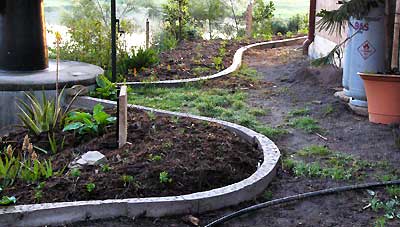 A section of the edge strip